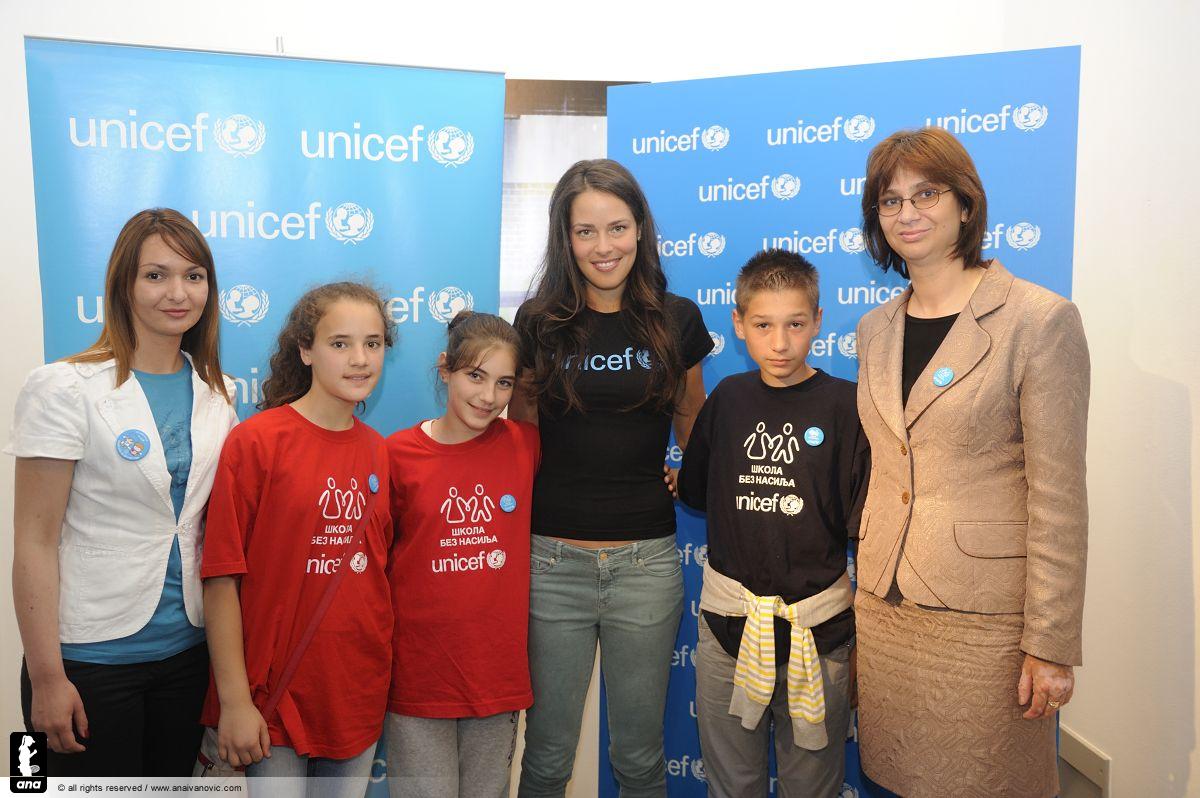 Ana Ivanović UNICEF